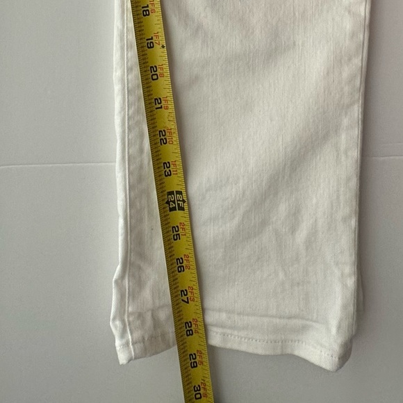 Lauren Ralph Lauren Women's Size 14 Jeans White Cotton Elastane Straight Denim - Picture 7 of 10